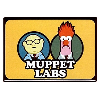 Classic Muppets Television Character Collectibles - Muppet Labs Metal Magnet