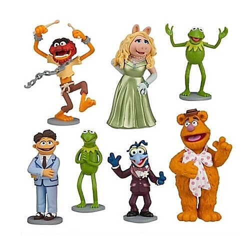 Muppets Collectibles - Kermit Piggy Animal Fozzie Gonzo Walter PVC Figures