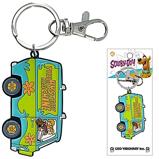 Scooby-Doo Collectibles - Mystery Machine Enameled Metal Keychain Keyring