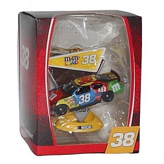 NASCAR Collectibles - Billy Gilliland #38 M&M Car Christmas Ornament