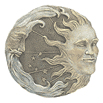 Fantasy Collectibles - Mystical Celestial Sun, Moon, Stars Wall Plaque 32269