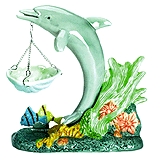 Wildlife Collectibles - Porcelain Dolphin Oil Warmer 30119