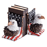 Wildlife Collectibles - American Eagle Bookends 29193