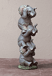 Wildlife Collectibles - See No Evil, Hear No Evil, Speak No Evil Elephants 34510
