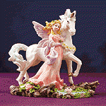Fantasy Collectibles - Fairy with Unicorn Figurine 32283