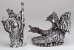 Fantasy Collectibles - Wizard and Dragon Figure 29119