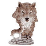 Wildlife Collectibles - Timber Wolf Statue 31405