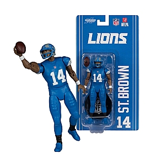 National Football League  Collectibles- Amon-Ra St. Brown Detroit Lions 6 Inch Scale Action Figure SportsPicks Wave 1 by McFarlane Toys