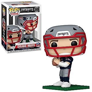 National Football League Collectibles - NFL New England Patriots Drake Maye POP! Football Vinyl Figure 349