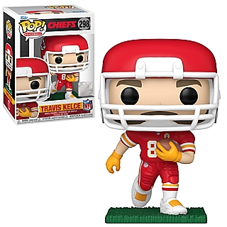 NFL Collectibles - Kansas City Chiefs Travis Kelce (Road) POP! Football Vinyl Figure 298 by Funko