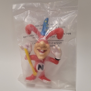 Fast Food Collectibles - Dominos Pizza the Noid Magician Magic Wand PVC Figure