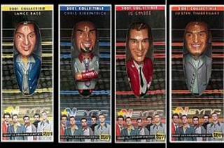 Rock and Roll Collectibles - NSync Lance Bass, Chris Kirkpatrick, J.C. Chavez, Justin Timberlake Bobble Head Doll Nodder Bobber