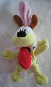 Garfield Collectibles - Odie Plush Easter Bunny