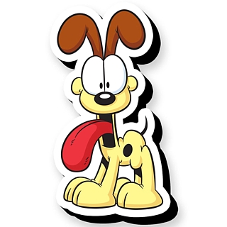 Garfield Collectibles - Odie Chunky Magnet - Wood, MDF