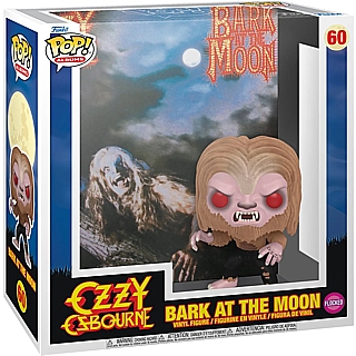 Rock and Roll Collectibles - Ozzy Osbourne Bark at the Moon FLocked POP! Albumer 60 by Funko