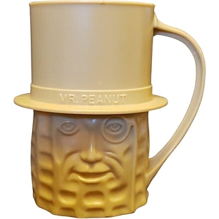 Planters Collectibles - Mister Peanut Plastic Cup Mug