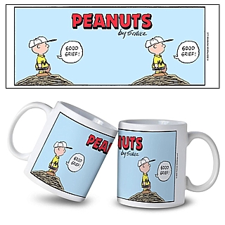 Peanuts Charlie Brown Baseball Good Grief 11 Oz. Ceramic Mug