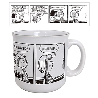 Peanuts Decaffeinated! 20 Oz. Ceramic Camper Mug