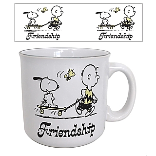 Peanuts Friendship 20 Oz. Ceramic Camper Mug
