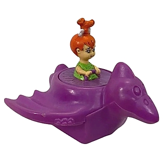 Flintstones Collectibles - Pebbles Flintstone Stone Age Cruisers from Dennys