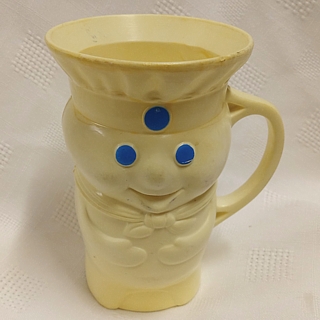 Pillsbury Collectibles - Poppin' Fresh Dough Boy Plastic Mug / Cup