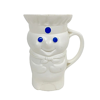 Pillsbury Collectibles - Poppin' Fresh Dough Boy Plastic Mug / Cup