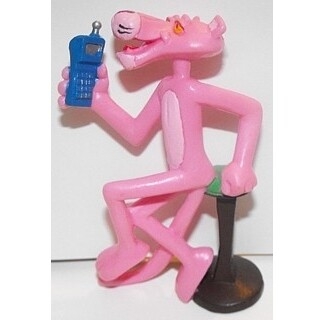 Pink Panther Collectibles - Pink Panther PVC Figure Cellphone