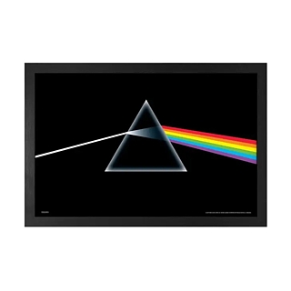 Classic Rock and Roll Collectibles - Pink Floyd Darkside of the Moon Framed Print Wall Art