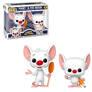 Cartoon Characters Collectibles - Steven Spielberg's WB Pinky & The Brain 2 Pack POP! Animation Vinyl Figures