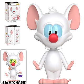 Cartoon Characters Collectibles - Steven Spielberg's WB Pinky & The Brain Pinky Smiling or Dizzy PIX! Vinyl Figure by Thrilljoy