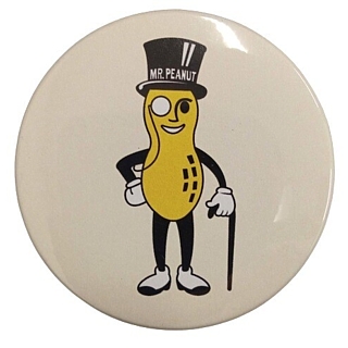 Advertising Collectibles - Planters Mr. Peanut Pinback Button