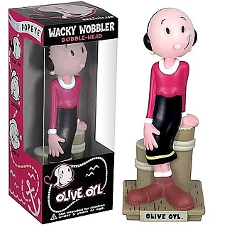 Popeye Collectibles - Olive Oyl Wacky Wobbler Bobble Head Doll by Funko