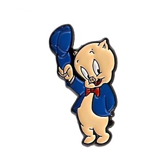 Looney Tunes Porky Pig Enamel Lapel Pin Tie Tack