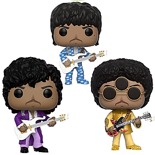 Rock and Roll and Pop Collectibles - Prince POP! Rocks Vinyl Fogures Set of 3