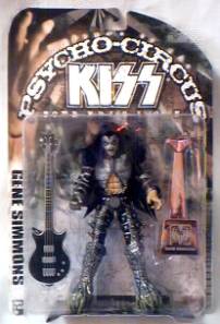 Rock and Roll Collectibles - Kiss Gene Simmons Psycho Circus Figures