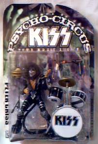 Rock and Roll Collectibles - Kiss Peter Criss Psycho Circus Figures