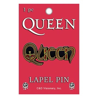 Rock and Roll Collectibles - Queen 1973 Logo Enamel Lapel Pin Tie Tack