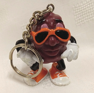 California Raisin PVC Figure Keyring Ben Indasun