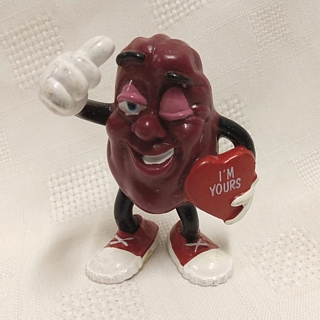 California Raisin PVC Valentine Male Figure I'm Yours