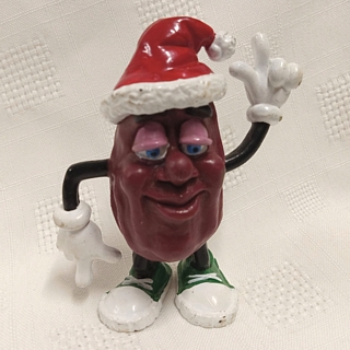 California Raisin Christmas Raisin - Santa Hat