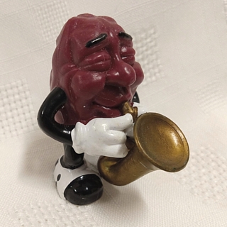 California Raisin SMALLER PVC Figure Sax Player