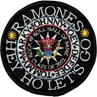 The Ramones Hey Ho Iron on Patch