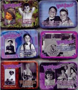 Television Collectibles - Little Rascals Our Gang Spanky, Alfalpha, Darla, Buckwheat Mini Metal Tin
