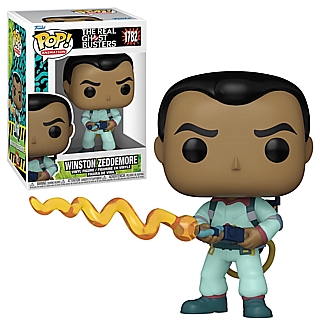 1980's Cartoon Collectibles - The REAL Ghostbusters Winston Zeddemore POP! Animation Vinyl Figure 1782 by Funko