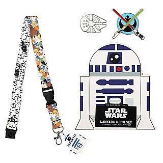 Star Wars Collectibles - Rebel Empire Characters Lanyard and Pin Set