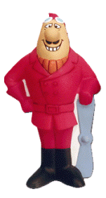 Hanna Barbera Collectibles - Wacky Races Red Max Vinyl Figure Crimson Haybaler