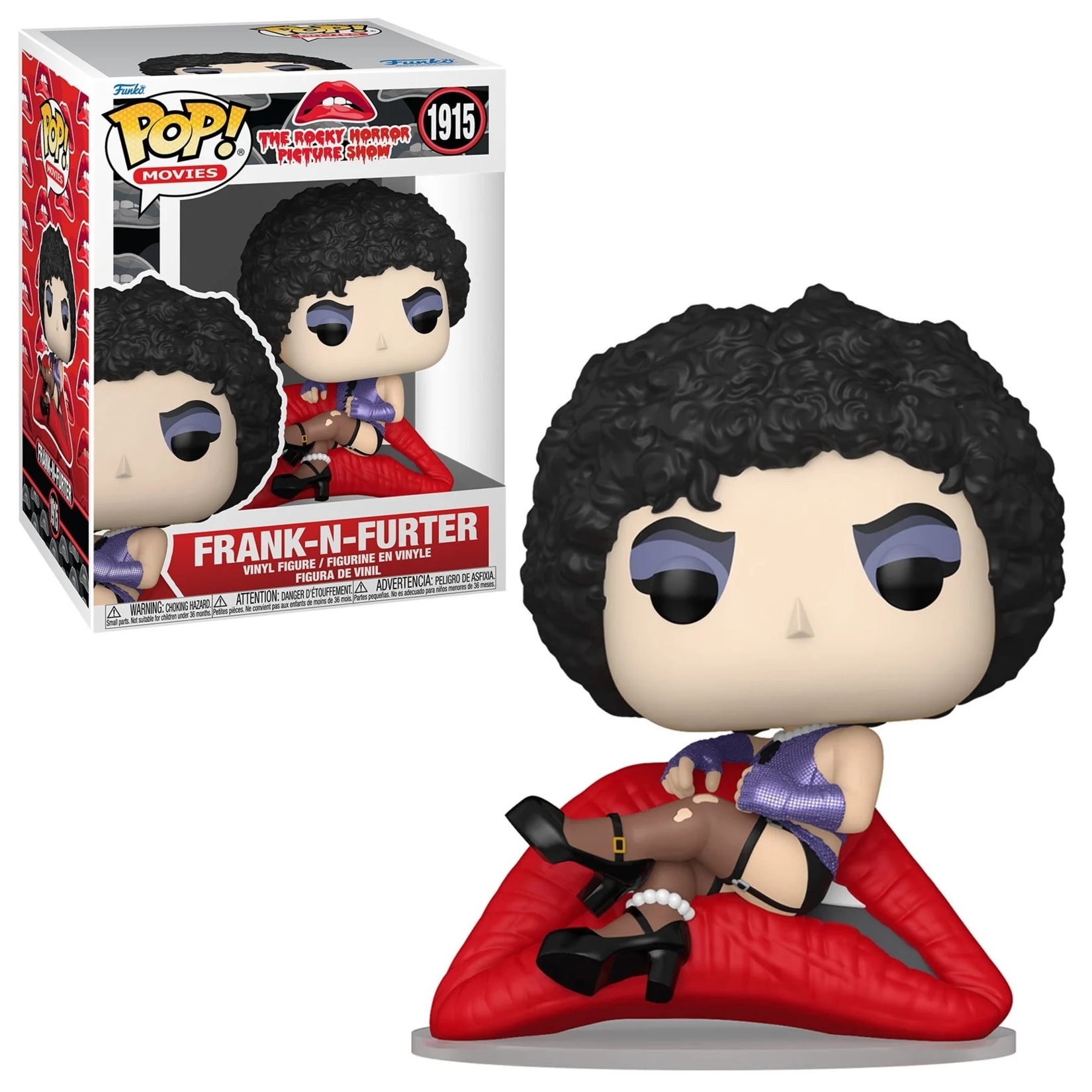 Horror Movie Collectibles - The Rocky Horror Picture Show Frank-N-Furter with Lips POP! Movies Premium Vinyl Figure 1915 by Funko