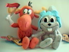 Rocky & Bullwinkle Collectibles - Rocky & Bullwinkle Beanies and Plush Characters