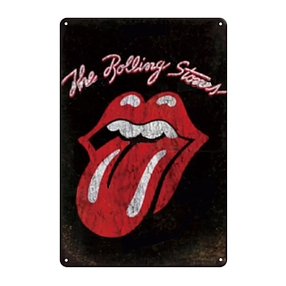Classic Rock Collectibles - Rolling Stones Tongue Metal Tin Sign