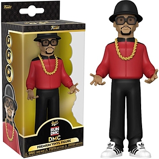 Rap Music Collectibles - Darryl D.M.C. McDaniels Run DMC Hip Hop  5 inch Gold Vinyl Figure